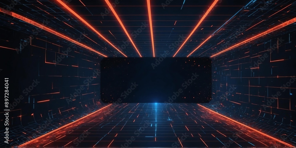 abstract technology futuristic concept navy blue with background