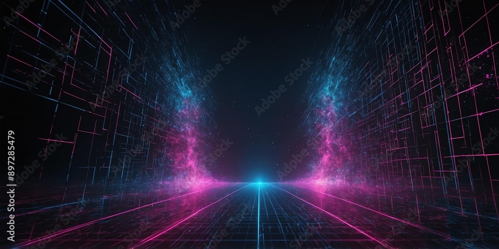 abstract technology futuristic concept blue and pink g background abstract technology futuristic concept blue and pink g background