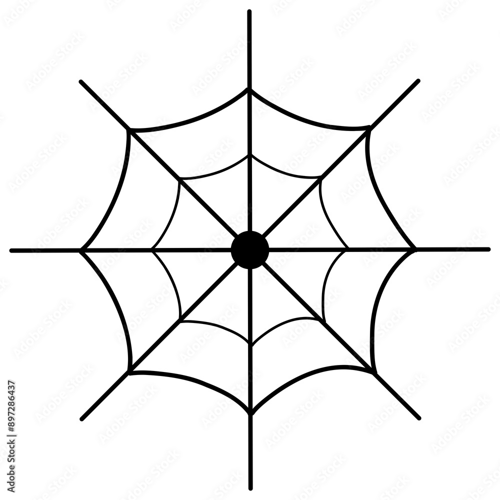 Fototapeta premium Halloween Spider Web