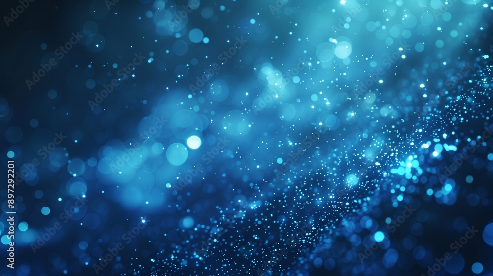 Dark blue and glow particle abstract background. Dark blue and glow particle abstract background.