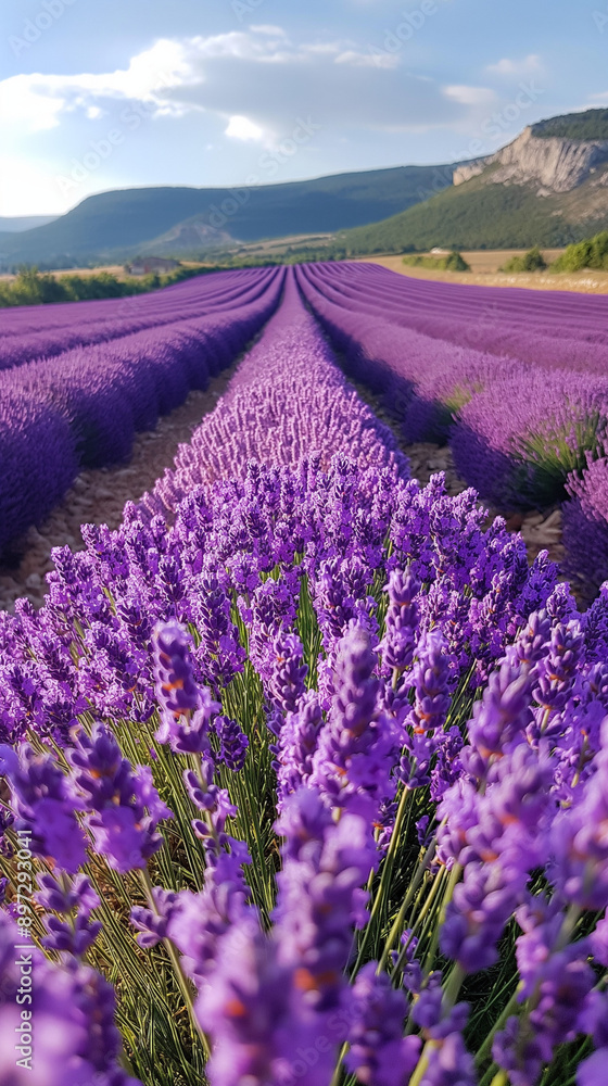 Obraz premium lavender field region