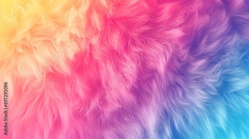 Fuzzy pink blue yellow background gradient.