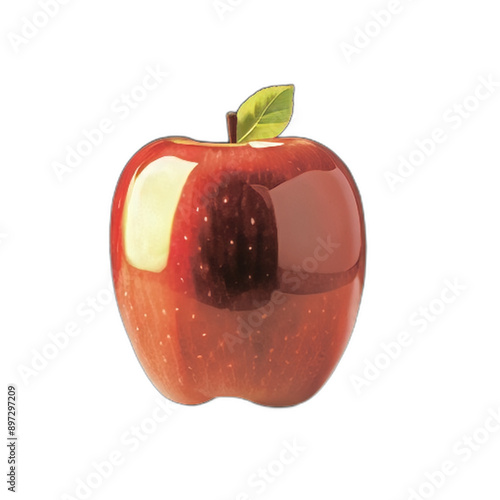 Illustration of apple photo