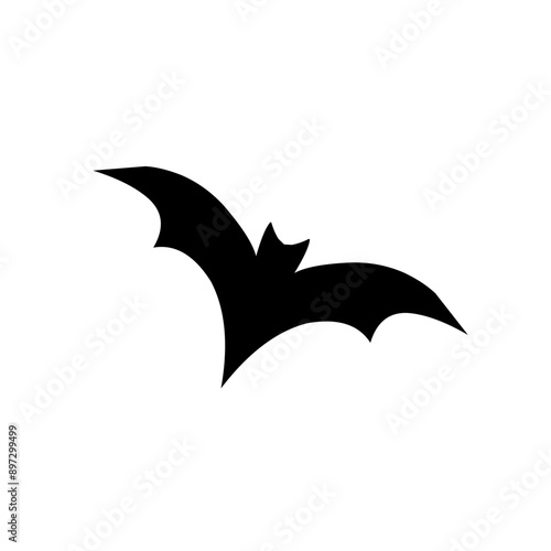 Halloween scary bat. Seamless vector background.