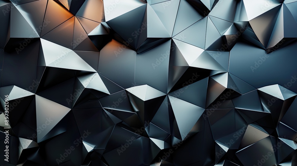 Abstract Metallic Geometric Background. Abstract Metallic Geometric Background.