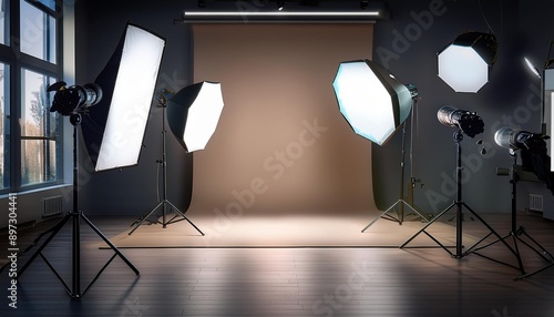 Photo studio: studio for photo sessions.