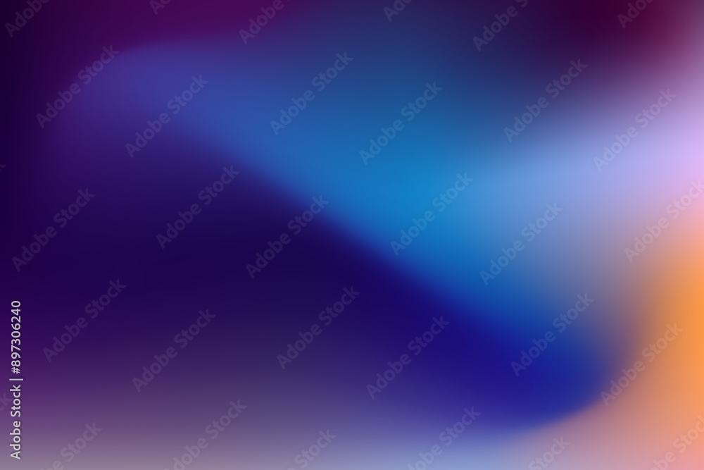 Fototapeta premium Vibrant psychedelic gradient color flow wave on black background