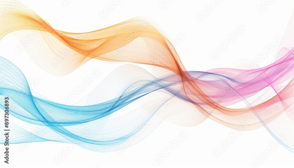 Abstract waves in vibrant colors create a dynamic and fluid background, perfect for modern design and artistic projects. Abstract waves in vibrant colors create a dynamic and fluid background, perfect for modern design and artistic projects.