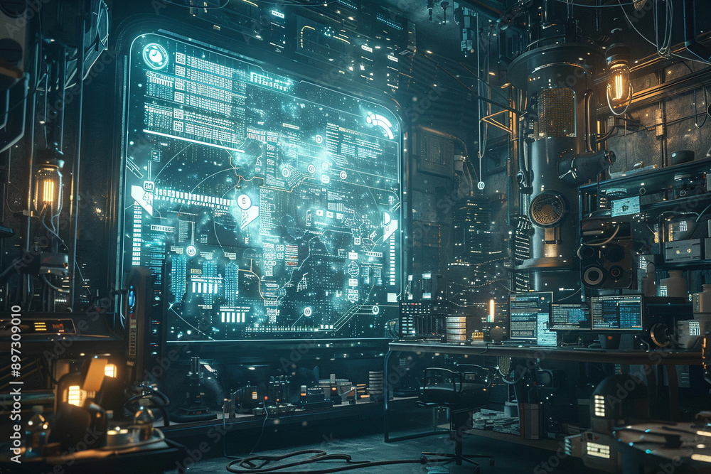 Fictional Technicolor Detailed Development Hub Generated by AI Fictional Technicolor Detailed Development Hub Generated by AI