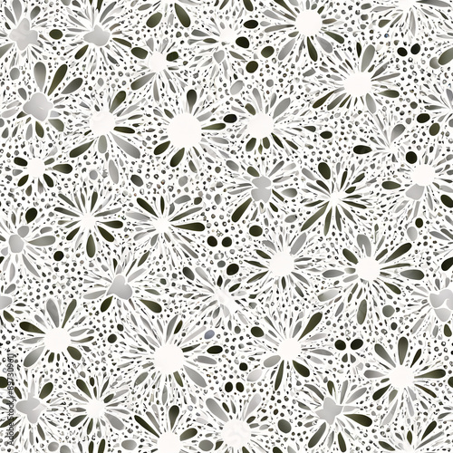 seamless pattern with flowers