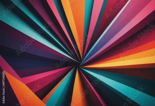 Wallpaper Mural  Abstract polygonal shapes in a dynamic layout.  Torontodigital.ca