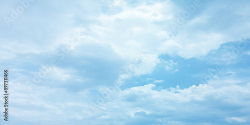 Blue clouds love winter-summer sky soft effect cloudscape, cloudy, heaven, cumulus, atmosphere crystal clear image wallpaper canvas pattern splashed seasonal trending beautiful high resolution art pai