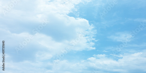 Blue clouds love winter-summer sky soft effect cloudscape, cloudy, heaven, cumulus, atmosphere crystal clear image wallpaper canvas pattern splashed seasonal trending beautiful high resolution art pai