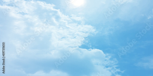 Blue clouds love winter-summer sky soft effect cloudscape, cloudy, heaven, cumulus, atmosphere crystal clear image wallpaper canvas pattern splashed seasonal trending beautiful high resolution art pai
