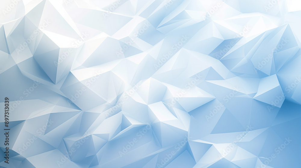 Geometric abstract background with light blue and white shapes, featuring a smooth gradient from light grey to medium gray Geometric abstract background with light blue and white shapes, featuring a smooth gradient from light grey to medium gray