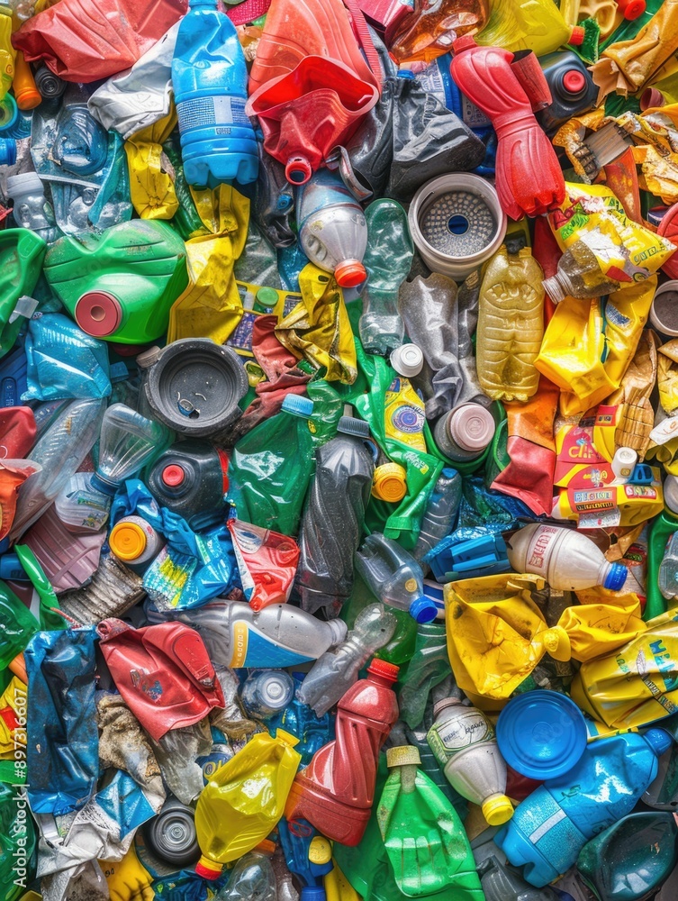 Obraz premium Recycling waste collection