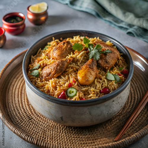 indian rice with basmati chicken and basmati rice