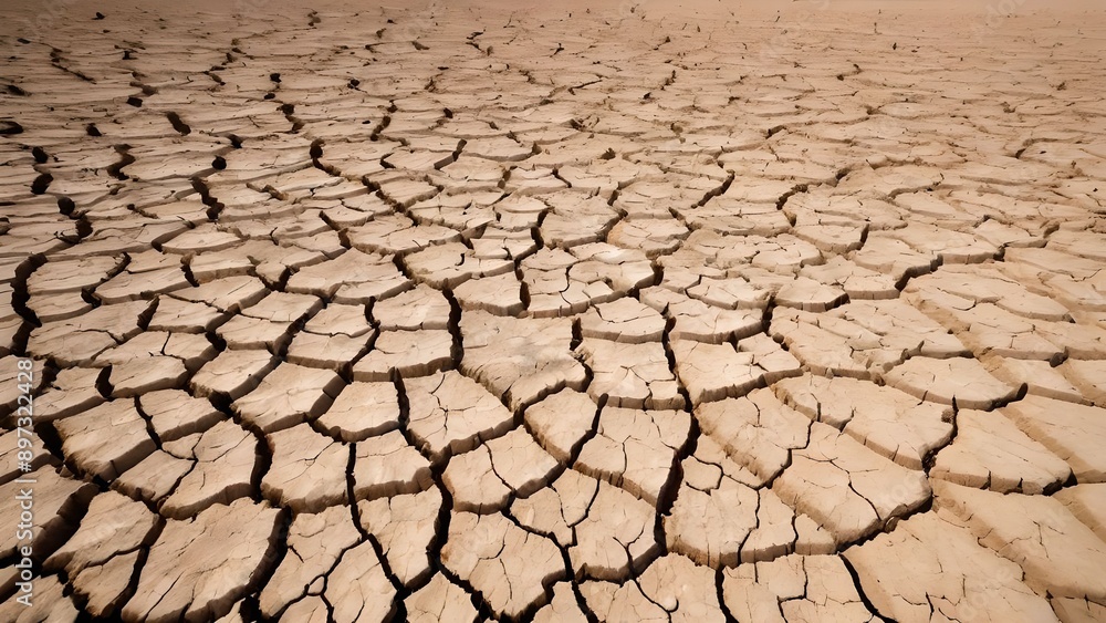 Cracked dry earth soil surface. Nature environment ground drought, desert land heat, climate change and global warming, hot summer weather Cracked dry earth soil surface. Nature environment ground drought, desert land heat, climate change and global warming, hot summer weather