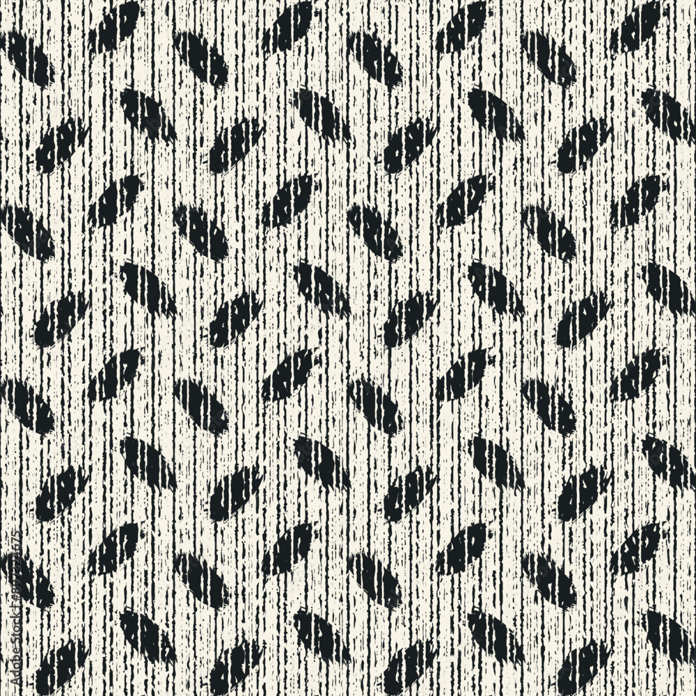 Monochrome Grain Brushed Check Pattern Monochrome Grain Brushed Check Pattern
