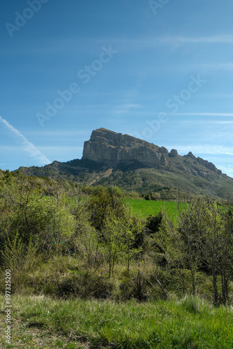Cliff Mallos de Riglos in Espagna 