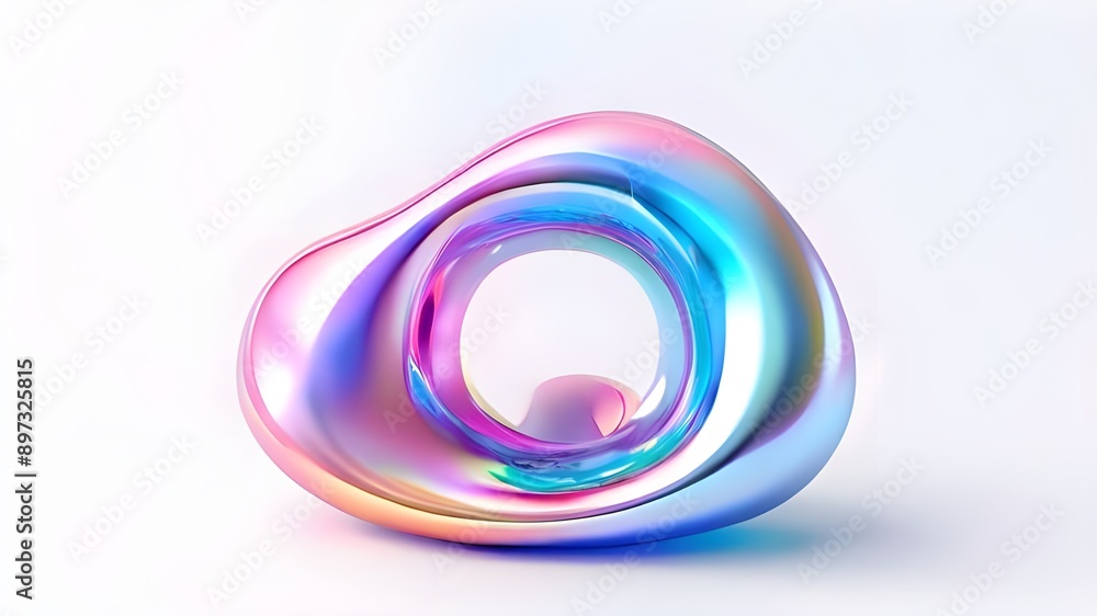 Abstract 3d hologram liquid Abstract 3d hologram liquid