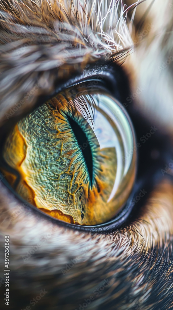 Close-up of a cat's eye Close-up of a cat's eye