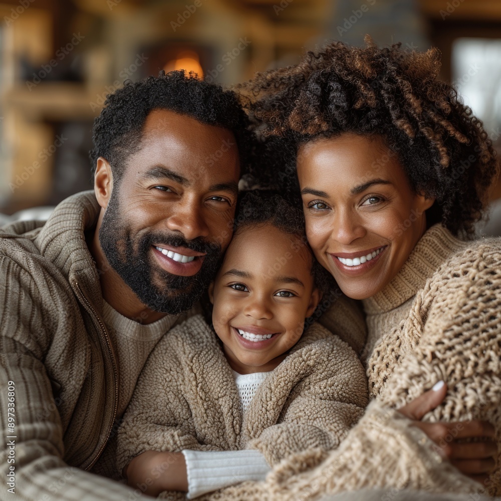 Happy Family Cuddles: Celebrating National StressFree Family Holidays Month in a Cozy Living Room Happy Family Cuddles: Celebrating National StressFree Family Holidays Month in a Cozy Living Room
