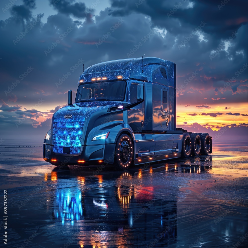 Revolutionizing Transport: Hydrogen Fuel Cell Semi Truck with H2 Refueling Nozzle Revolutionizing Transport: Hydrogen Fuel Cell Semi Truck with H2 Refueling Nozzle