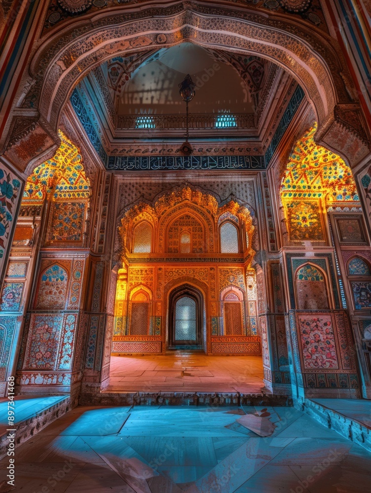 Obraz premium City Hall Building with Clock Tower