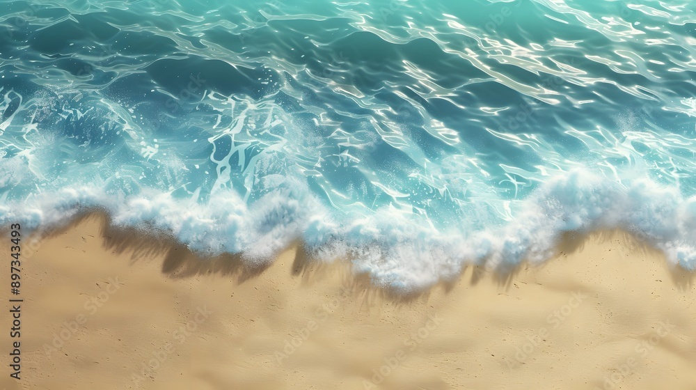 Sand and Sea: A serene sand and sea background, capturing the essence of summer and relaxation, perfect for beachwear or vacation products. Sand and Sea: A serene sand and sea background, capturing the essence of summer and relaxation, perfect for beachwear or vacation products.