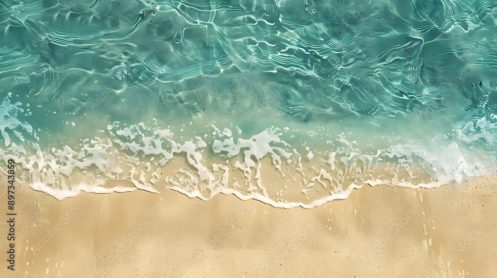 Sand and Sea: A serene sand and sea background, capturing the essence of summer and relaxation, perfect for beachwear or vacation products. Sand and Sea: A serene sand and sea background, capturing the essence of summer and relaxation, perfect for beachwear or vacation products.