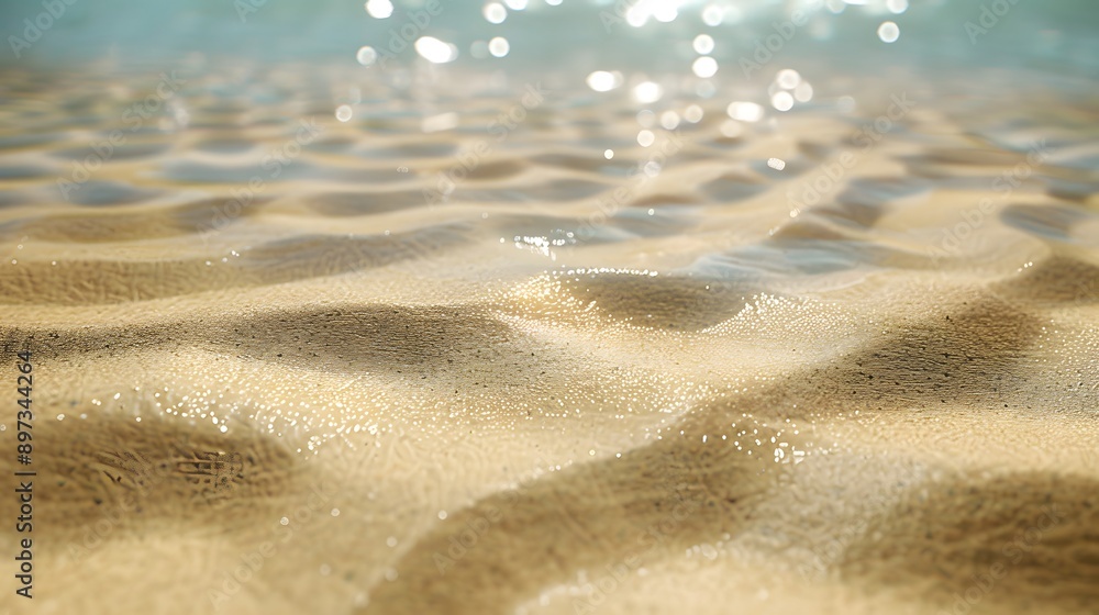 Sand and Sea: A serene sand and sea background, capturing the essence of summer and relaxation, perfect for beachwear or vacation products. Sand and Sea: A serene sand and sea background, capturing the essence of summer and relaxation, perfect for beachwear or vacation products.
