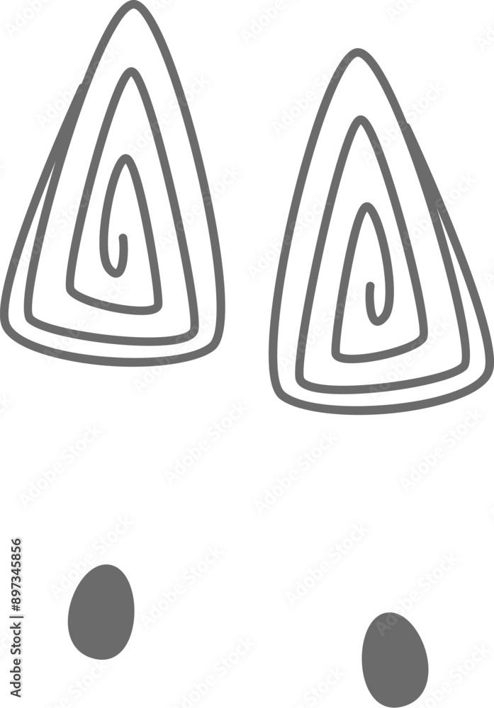 Footprints Of Boots Doodle