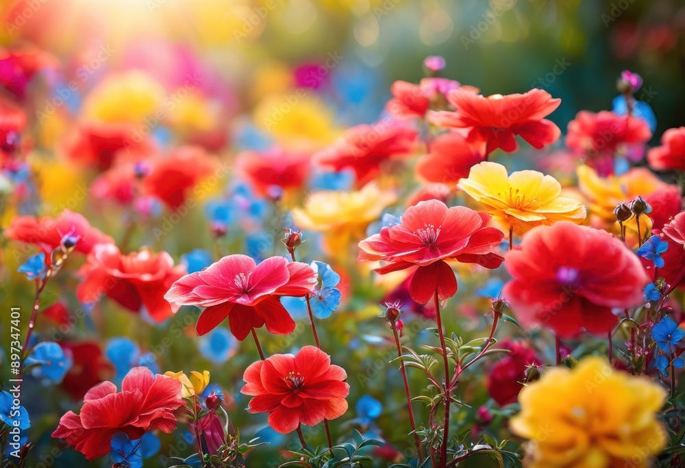 vibrant colorful flowers enveloping bright joyful atmosphere lush blooms lively hues, petals, colors, garden, nature, beauty, spring, floral, freshness vibrant colorful flowers enveloping bright joyful atmosphere lush blooms lively hues, petals, colors, garden, nature, beauty, spring, floral, freshness