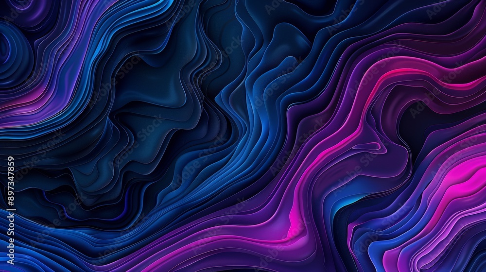 Beautiful wavy shapes with a color gradient in an abstract background, perfect for your design Beautiful wavy shapes with a color gradient in an abstract background, perfect for your design