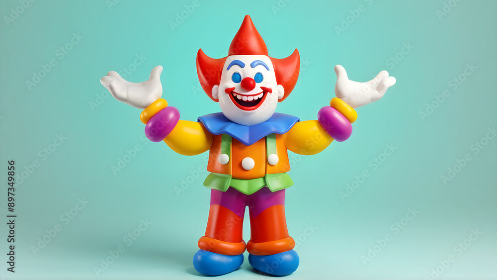 a clown in April fools' day