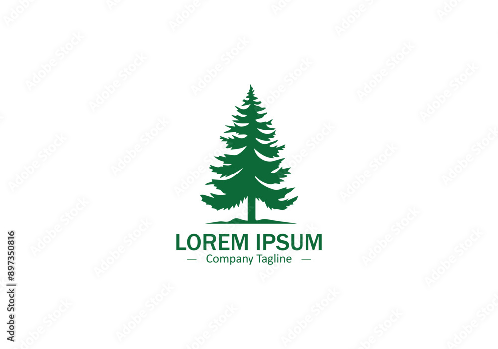 Lush and Detailed Tree Icon Vector for Eco Tourism and Nature Resorts Lush and Detailed Tree Icon Vector for Eco Tourism and Nature Resorts
