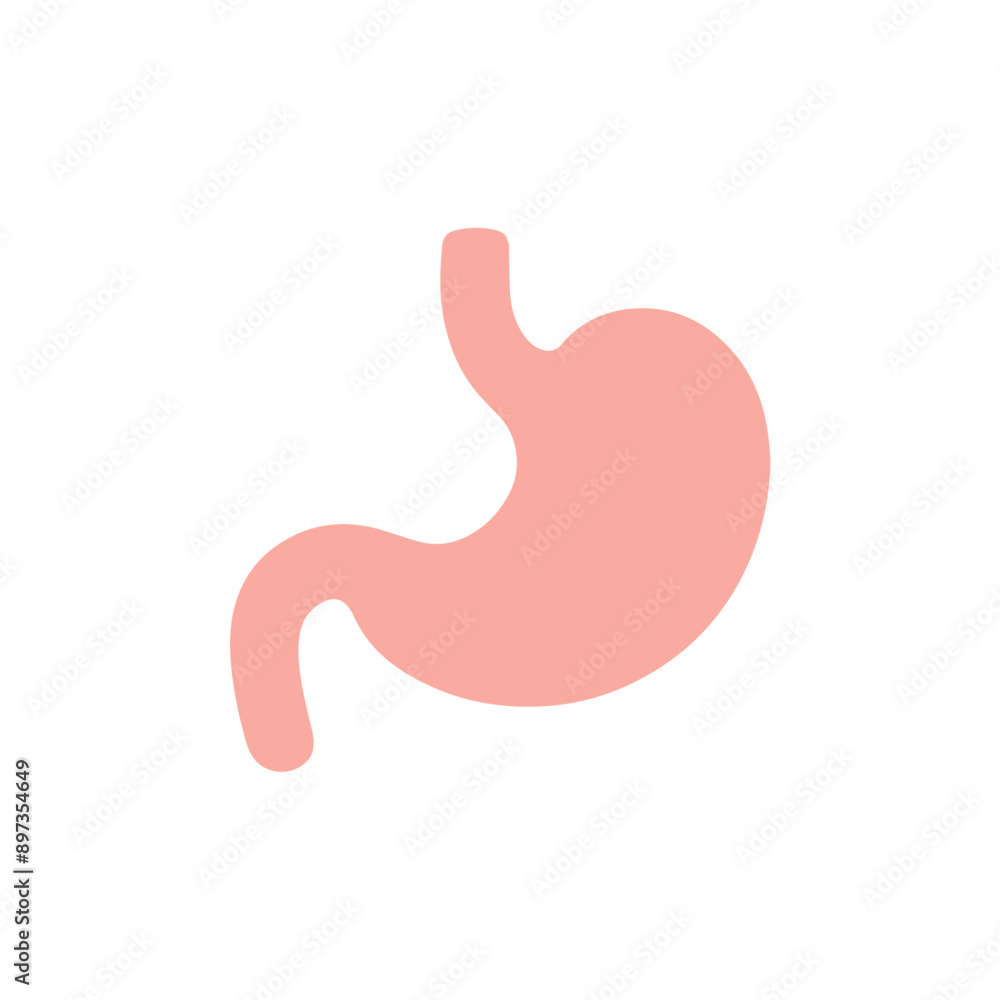 Gastroenteralgia stomach human organ flat design Gastroenteralgia stomach human organ flat design