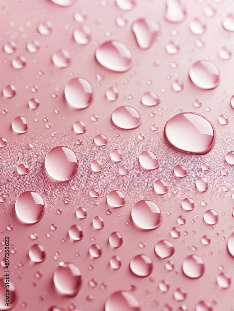 pattern of very small water drops on a soft pink background pattern of very small water drops on a soft pink background