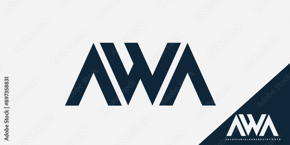 Obraz premium Elegant Modern Serif Alphabet Font Set – Minimalist and Classic Lettering 