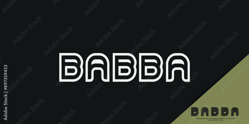 Obraz premium Elegant Modern Serif Alphabet Font Set – Minimalist and Classic Lettering 