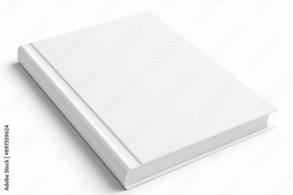 A blank white book cover placed on a white background, perfect for mockups, design templates, and cover presentations. A blank white book cover placed on a white background, perfect for mockups, design templates, and cover presentations.