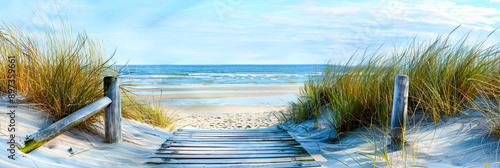 Nordsee, bekannt für ihre weiten Sandflächen, beeindruckenden Dünenlandschaften und das charakteristische Wattenmeer. 