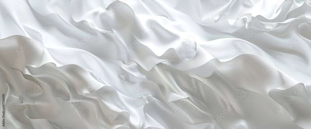 White abstract liquid wavy background ,Smooth elegant gray silk or satin luxury cloth can use as wedding background, Luxurious background design White abstract liquid wavy background ,Smooth elegant gray silk or satin luxury cloth can use as wedding background, Luxurious background design