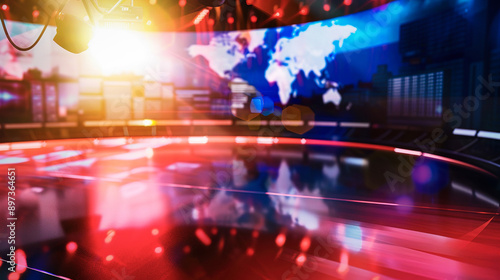 Colorful news background fo...
