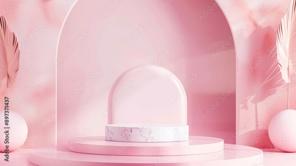 pink pastel background, showcase platform, professional photo, flat lighting pink pastel background, showcase platform, professional photo, flat lighting