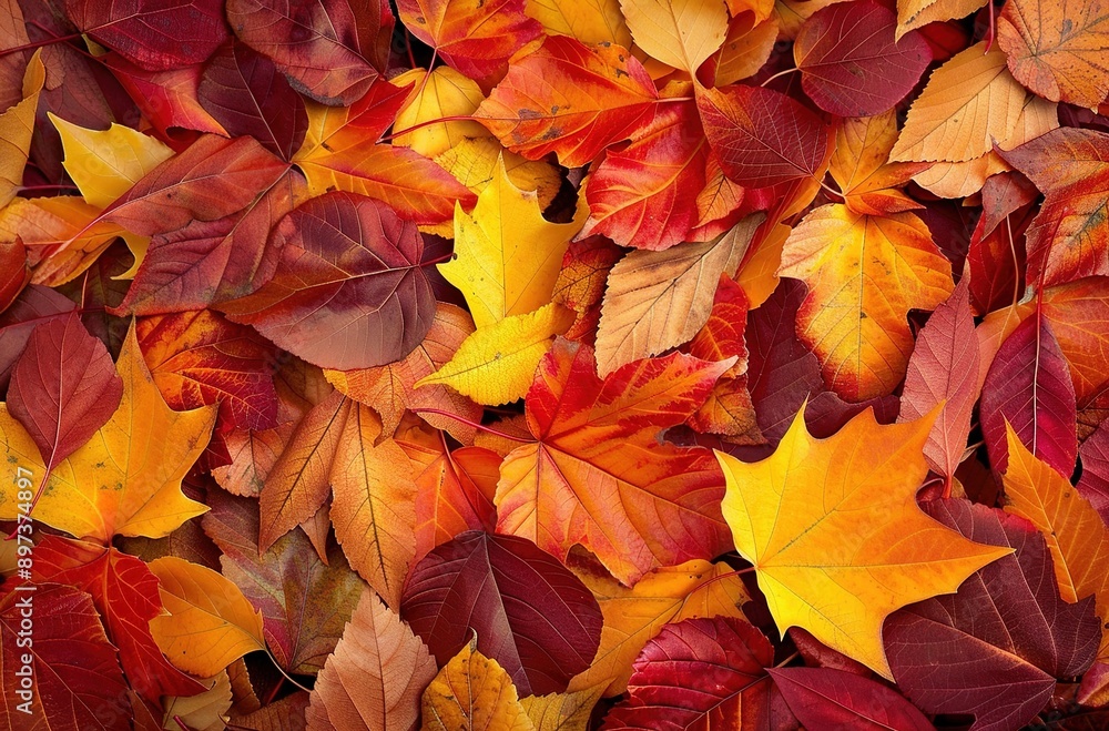 A background of colorful autumn leaves A background of colorful autumn leaves
