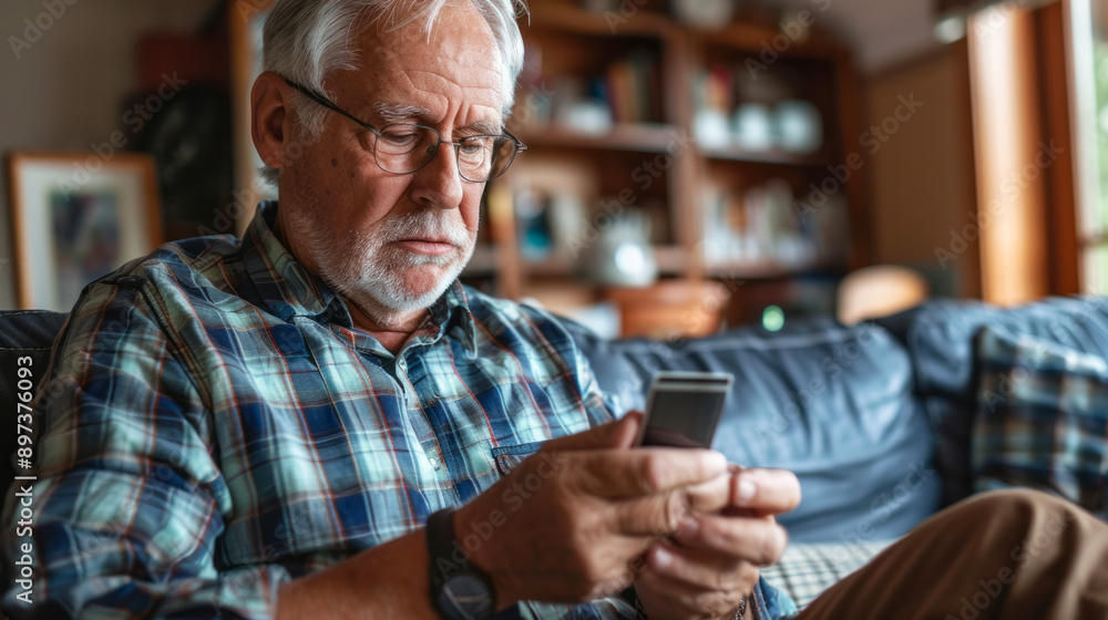 Diabetic senior patient checking blood glucose levels Diabetic senior patient checking blood glucose levels