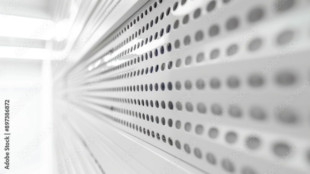 Naklejka premium Close Up Modern Wall Ventilation