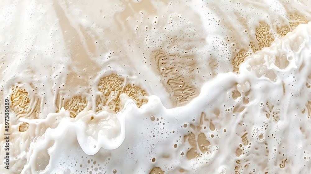 Sea Foam Close Up at Sunset Sea Foam Close Up at Sunset